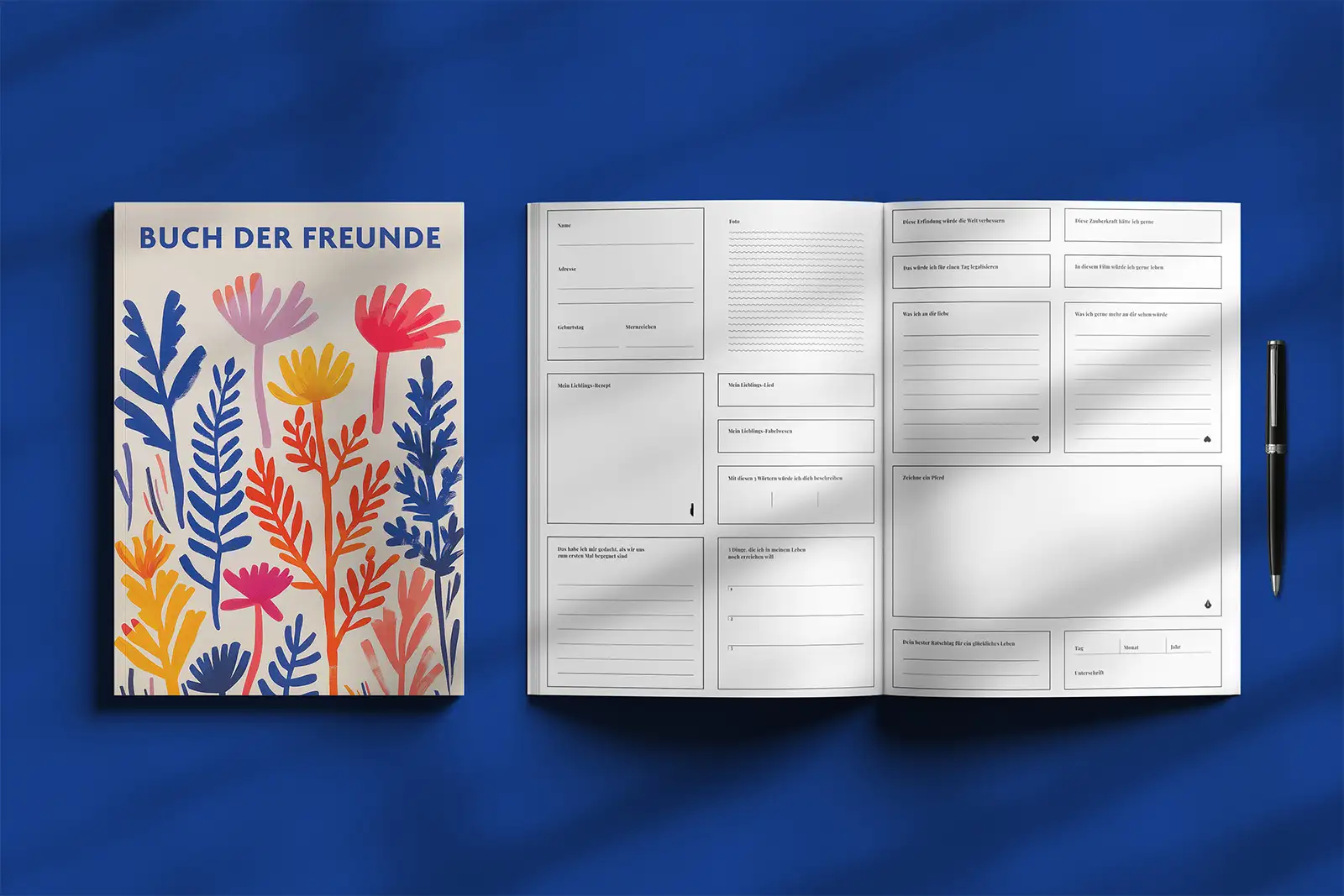 Buch Der Freunde - Poesiealbum für Erwachsene